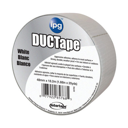 INTERTAPE DUCT TAPE WHT 1.88""X20YD 6720WHT